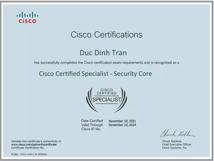 CCNP Security Core (350-701)