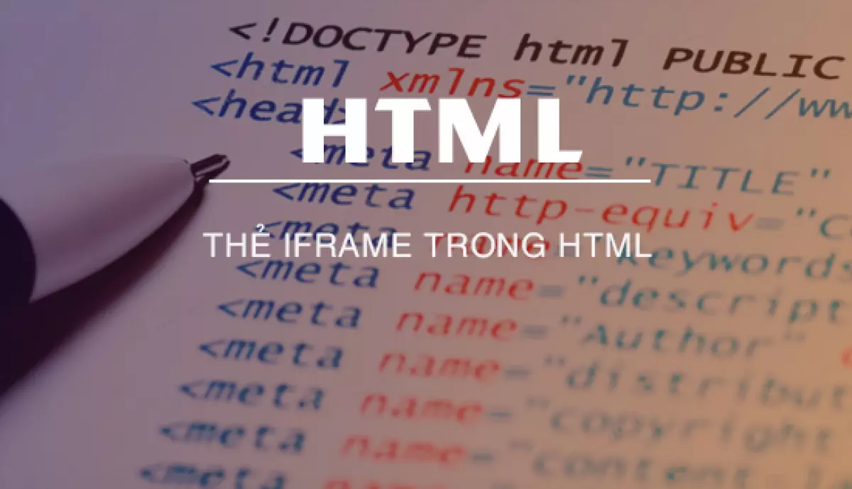 thẻ iFrame HTML