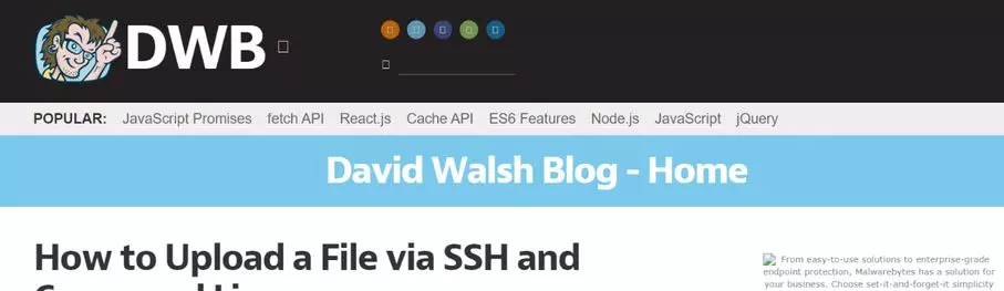 David Walsh Blog: Blog và Website lập trình