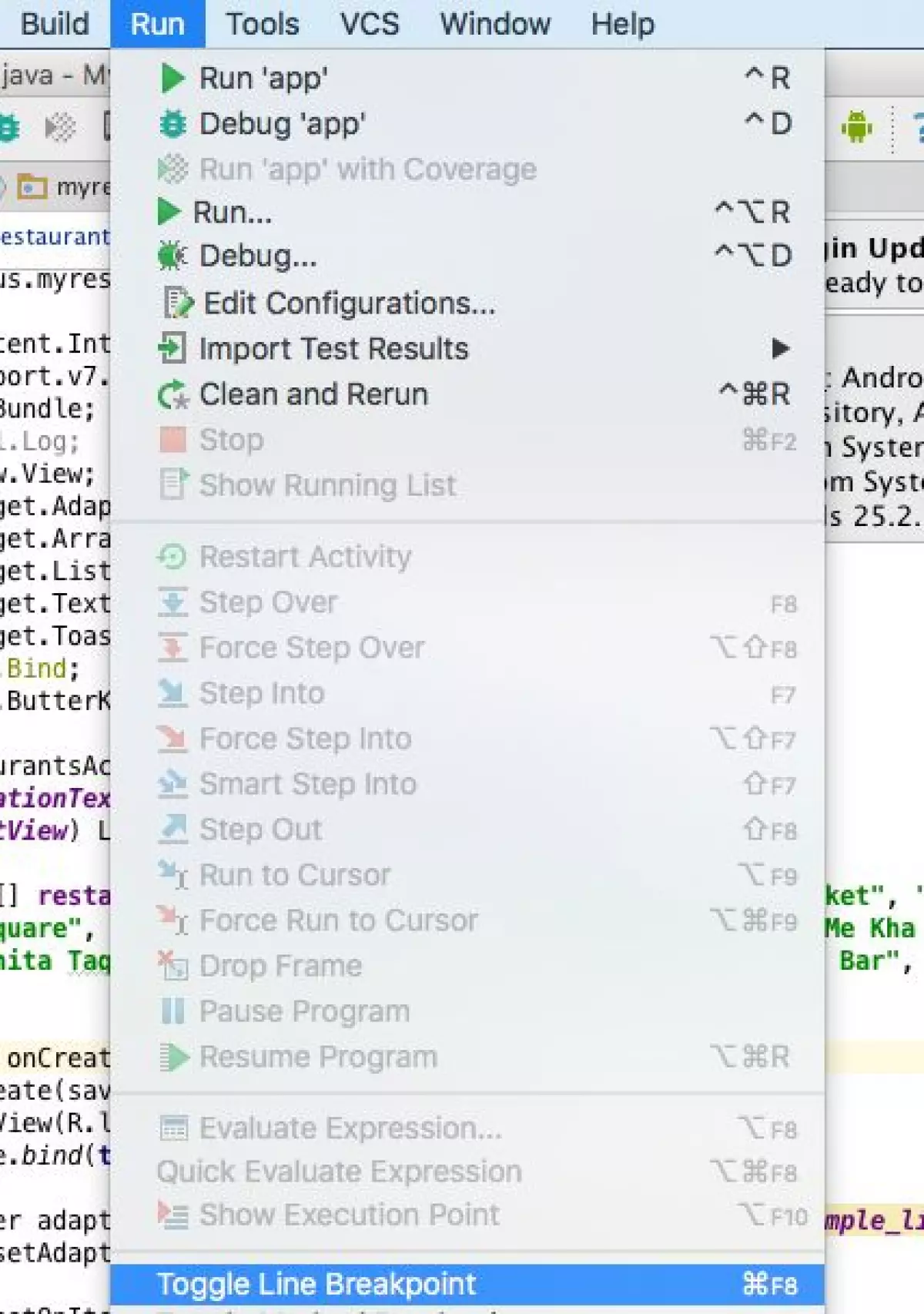 Debug trong Android Studio