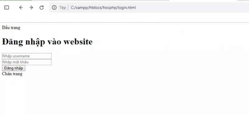 Thực hành tạo form đăng nhập đẹp bằng html và css