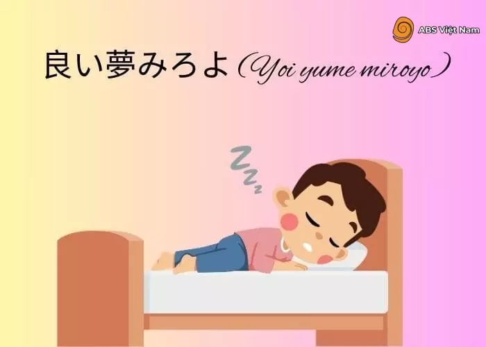 Yoi yume miroyo, chúc ngủ ngon đáng yêu cho trẻ em