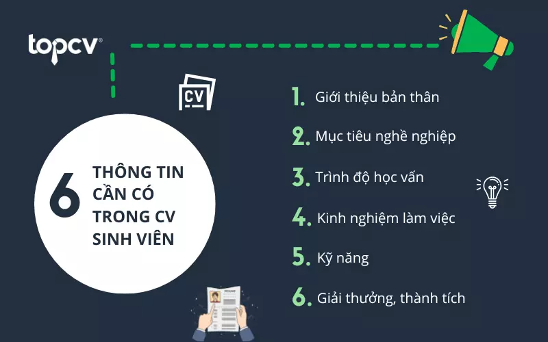 cv cho sinh vien chua tot nghiep