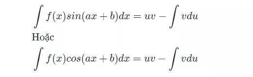 int f(x) ln (ax+b)dx