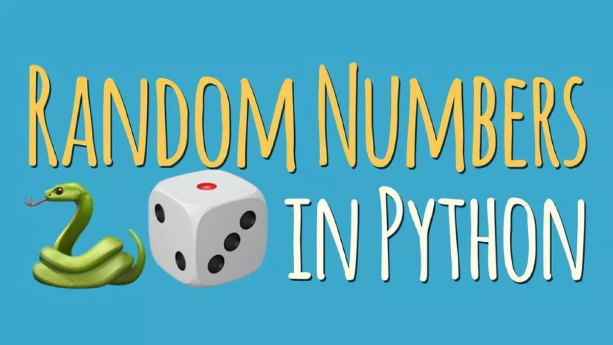 Working with Random Numbers in Python (Translated)