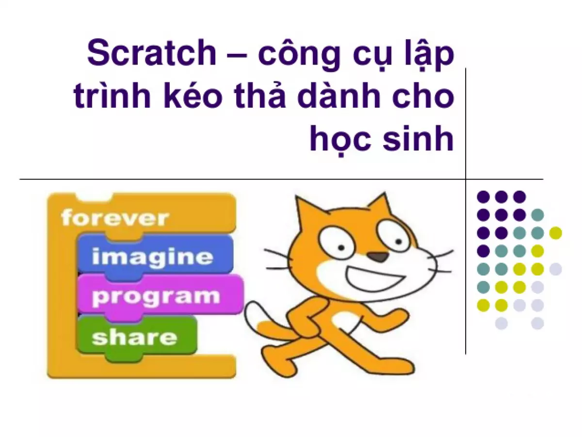 Lập trình kéo thả bằng công cụ lập trình game Scratch