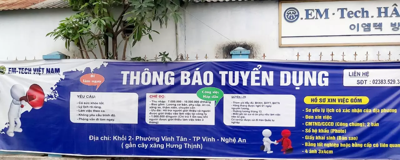 Thông báo tuyển dụng Em-Tech