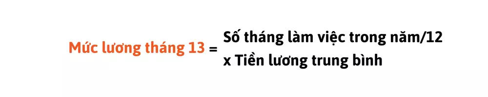 Công thức tính lương tháng 13 - Trường hợp NLĐ làm dưới 12 tháng