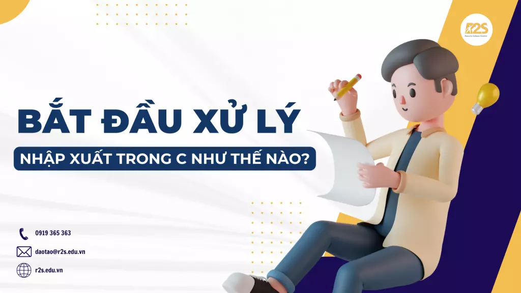 Bắt đầu với xử lý nhập xuất trong C