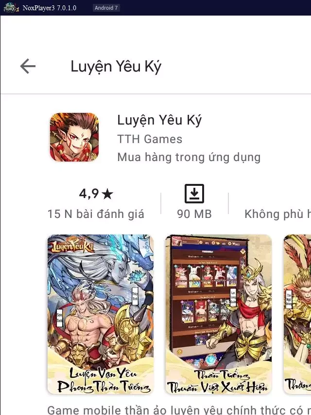   				TẢI VÀ CHƠI LUYỆN YÊU KÝ TRÊN PC CÙNG NOXPLAYER GIẢ LẬP ANDROID				