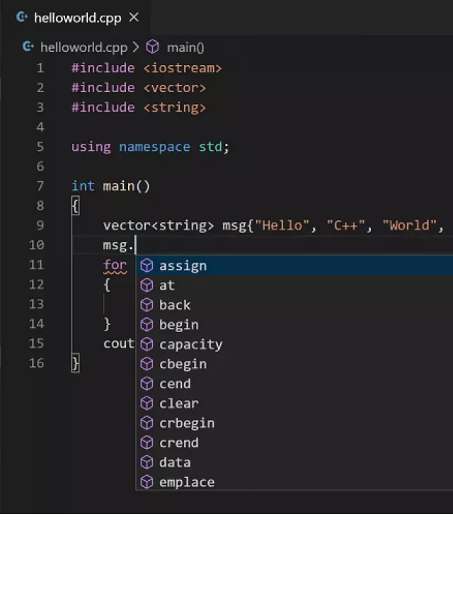   Tận hưởng việc phát triển C/C++ trên Visual Studio Code