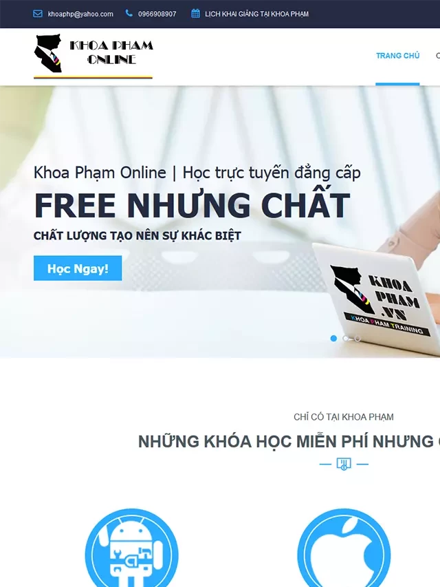   Khóa học ReactJS tại Khoapham.vn