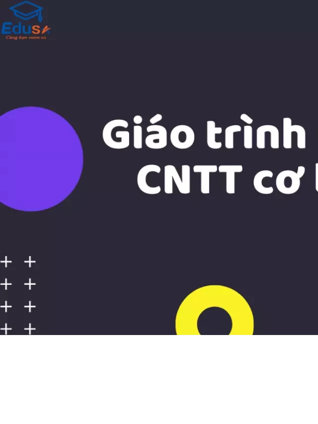   Giáo trình ứng dụng CNTT cơ bản PDF