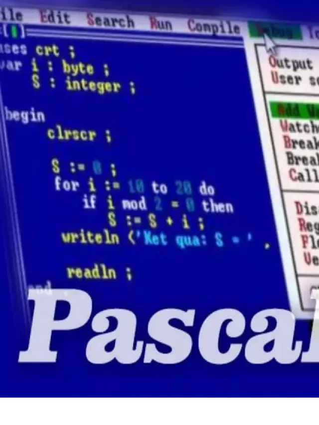   Pascal - Ngôn ngữ lập trình phổ biến cho học tập và công việc