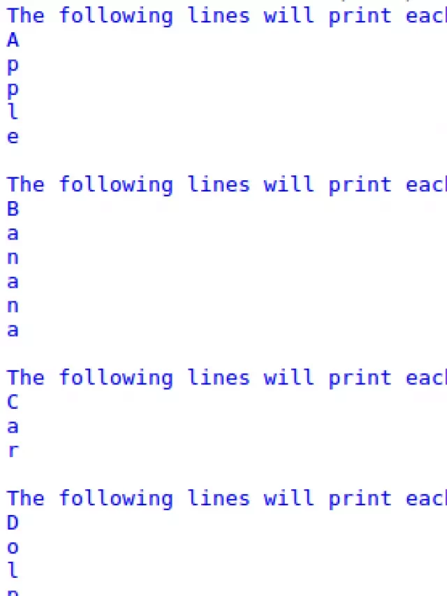   Học về vòng lặp for trong Python