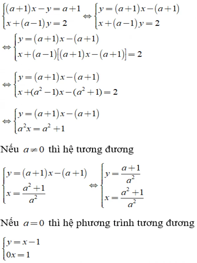   Lý thuyết Giải hệ phương trình bằng phương pháp thế lớp 9: Kiến thức vững chắc