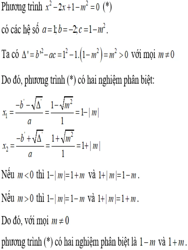   Cách giải phương trình bậc hai chứa tham số lớp 9: Phương pháp giải chi tiết và ví dụ (Cực hay, có đáp án)
