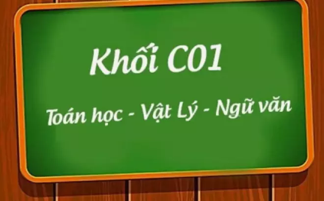   Khối thi C01: Các môn học và những ngành học phù hợp