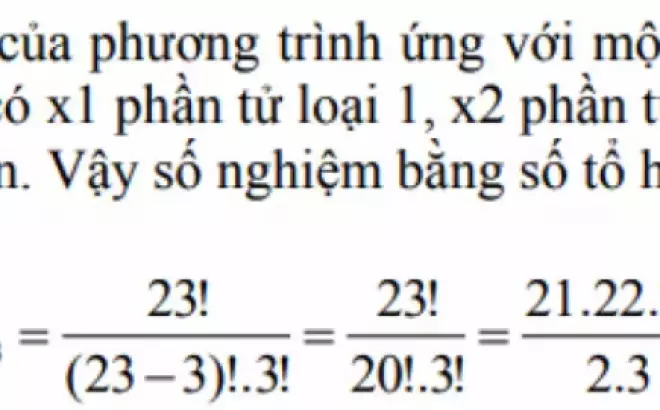   Chỉnh hợp lặp và tổ hợp lặp toán rời rạc – Những bài tập thú vị