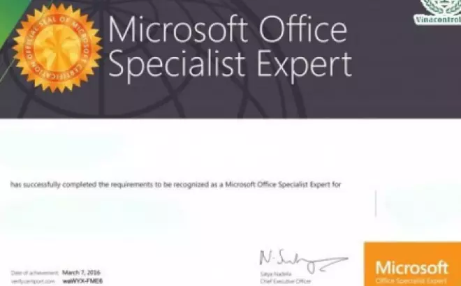   Chứng chỉ MOS – Khẳng định năng lực sử dụng Microsoft Office