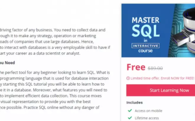   10 nguồn tài liệu học SQL trực tuyến tuyệt vời nhất