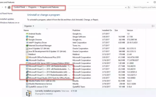   Tải xuống Microsoft Visual C++ Redistributables (Tất cả phiên bản)