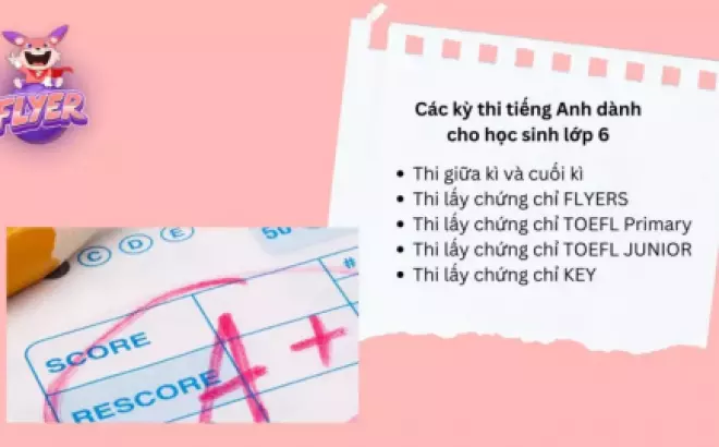   Trọn bộ đề thi tiếng Anh lớp 6 có đáp án &amp; tài liệu ôn thi uy tín ngay tại nhà